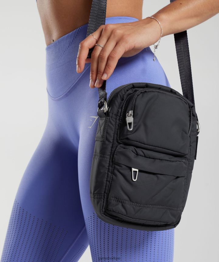 Gymsharkcuerpo cruzado de estilo de vida unisexo gris ónix PFTJ2N1083 accesorios
