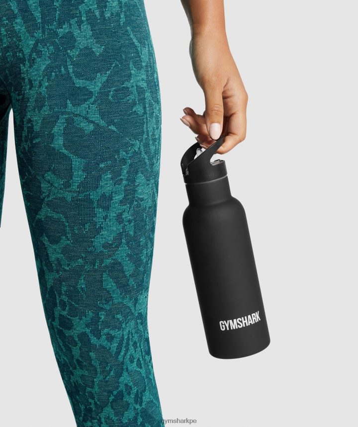 Gymsharkbotella de agua con pajita unisexo negro PFTJ2N1115 accesorios
