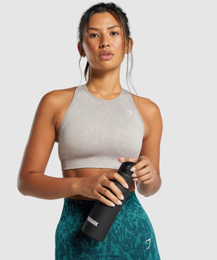Gymsharkbotella de agua con pajita unisexo negro PFTJ2N1115 accesorios