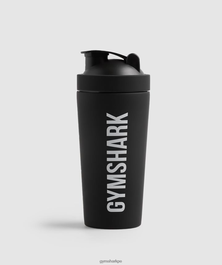 Gymsharkbotella de coctelera de metal mate unisexo negro PFTJ2N1120 accesorios