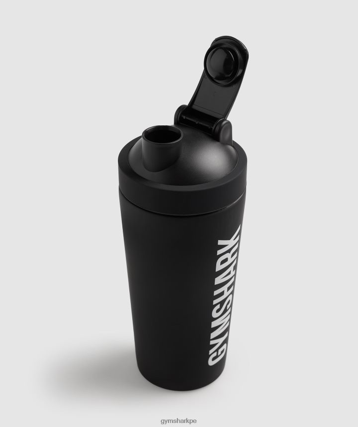 Gymsharkbotella de coctelera de metal mate unisexo negro PFTJ2N1120 accesorios