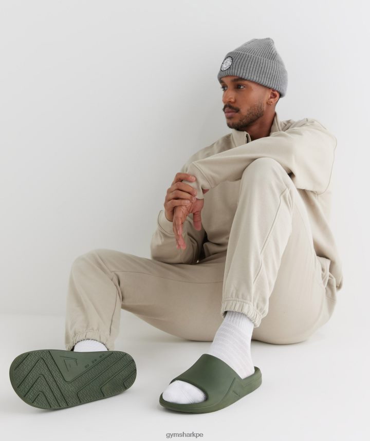 Gymsharkdiapositivas del día de descanso unisexo núcleo de oliva PFTJ2N1065 accesorios