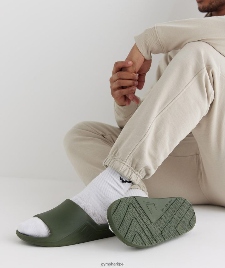 Gymsharkdiapositivas del día de descanso unisexo núcleo de oliva PFTJ2N1065 accesorios