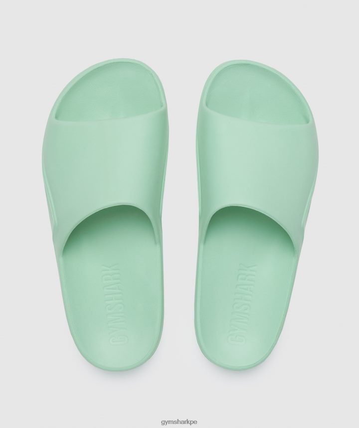 Gymsharkdiapositivas del día de descanso unisexo verde pastel PFTJ2N1064 accesorios