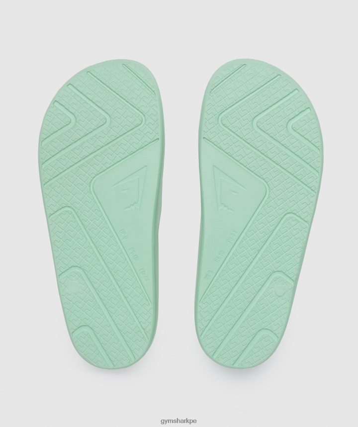 Gymsharkdiapositivas del día de descanso unisexo verde pastel PFTJ2N1064 accesorios