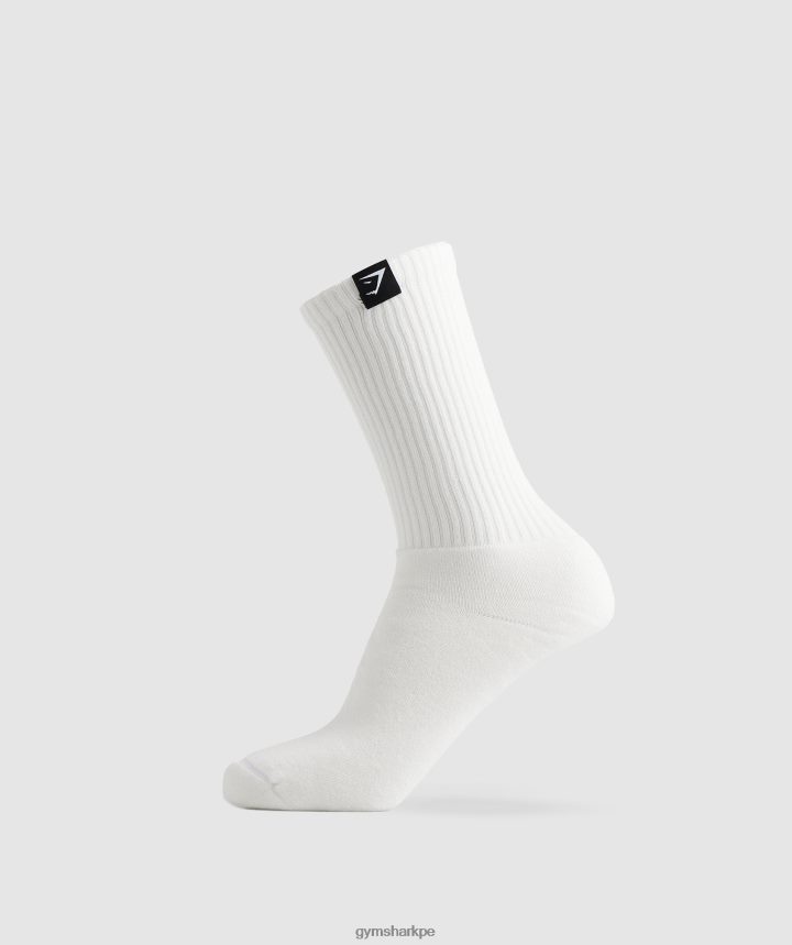Gymsharkalgodón peinado de primera calidad unisexo blanco PFTJ2N1093 accesorios