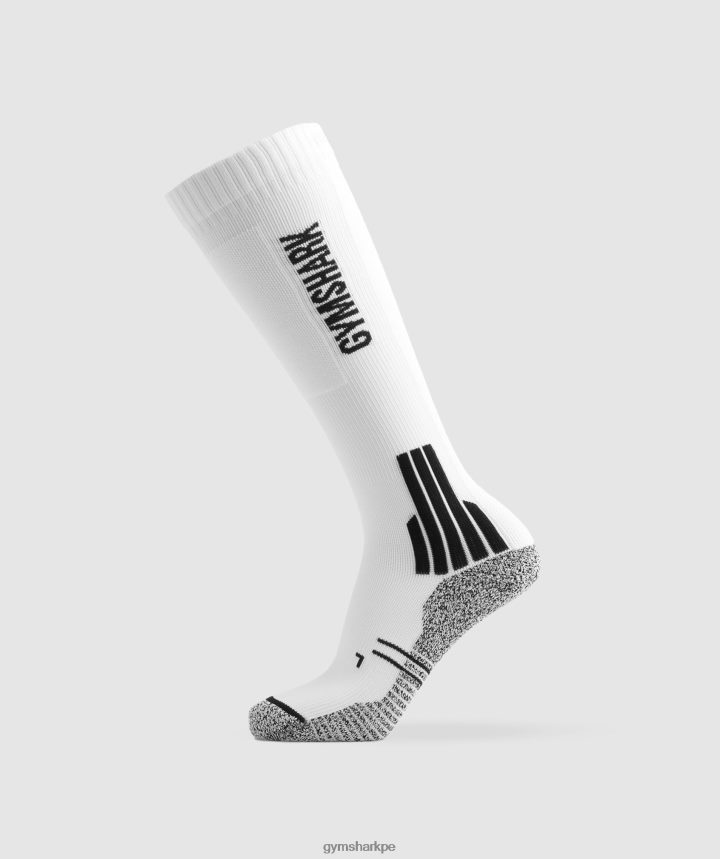 Gymsharkcalcetines de levantamiento de pesas unisexo blanco PFTJ2N1098 accesorios