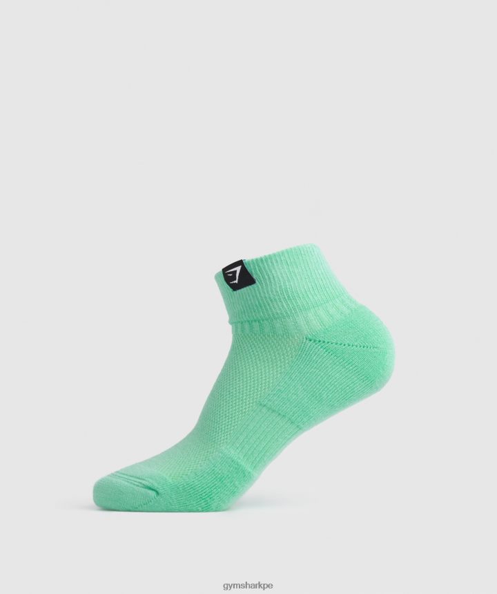 Gymsharkpaquete de 3 calcetines tejidos con lengüeta unisexo fucsia/azul/azul uva PFTJ2N1107 accesorios