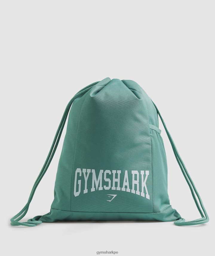 Gymsharkmochila colegial unisexo tinta verde azulado PFTJ2N1071 accesorios