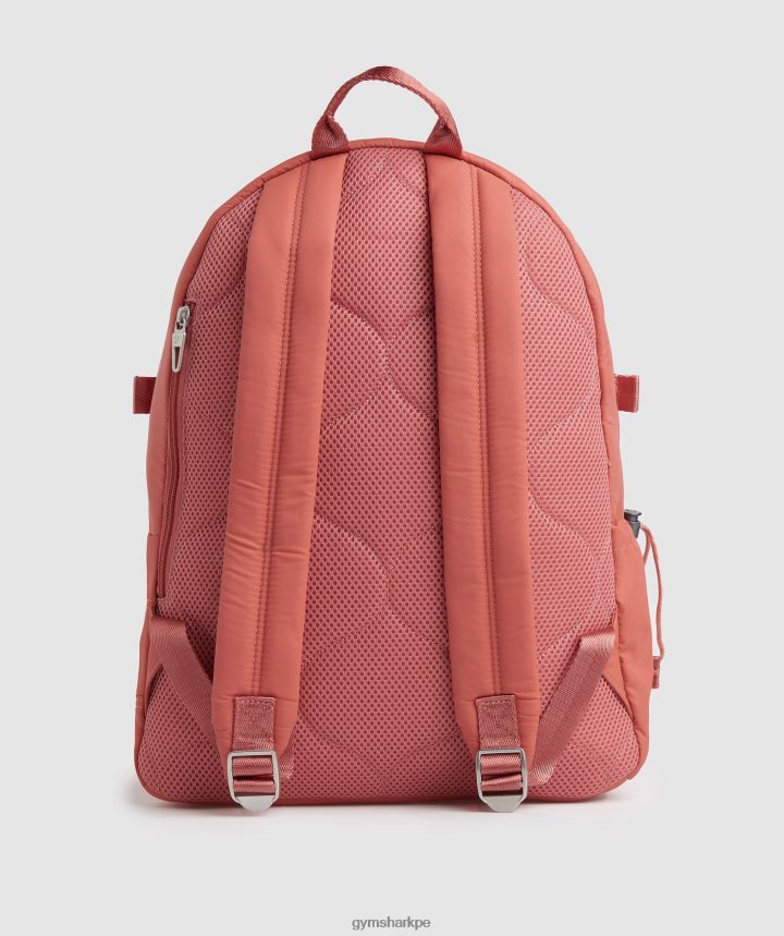 Gymsharkmochila de estilo de vida unisexo rosa terracota PFTJ2N1068 accesorios