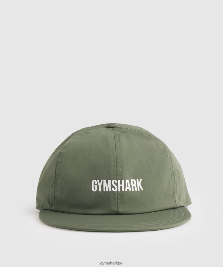 Gymsharkgorra de visera plana unisexo núcleo de oliva PFTJ2N1135 accesorios