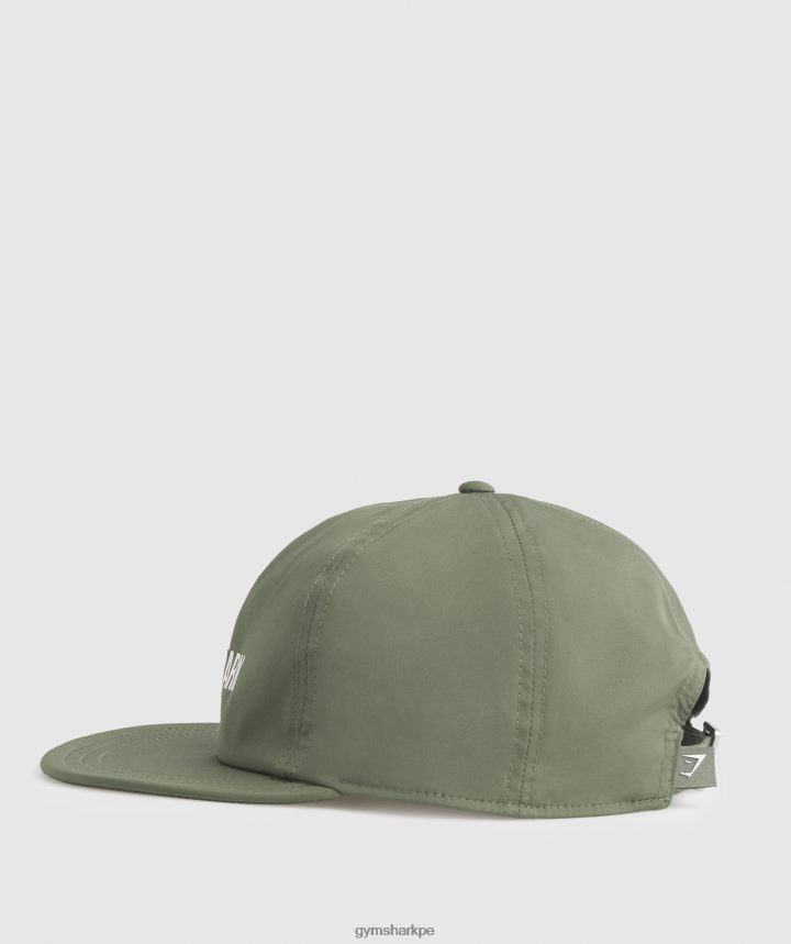 Gymsharkgorra de visera plana unisexo núcleo de oliva PFTJ2N1135 accesorios