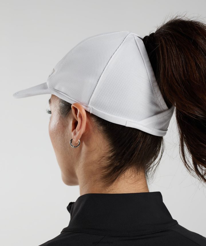 Gymsharkgorro de cola de caballo unisexo blanco PFTJ2N1138 accesorios
