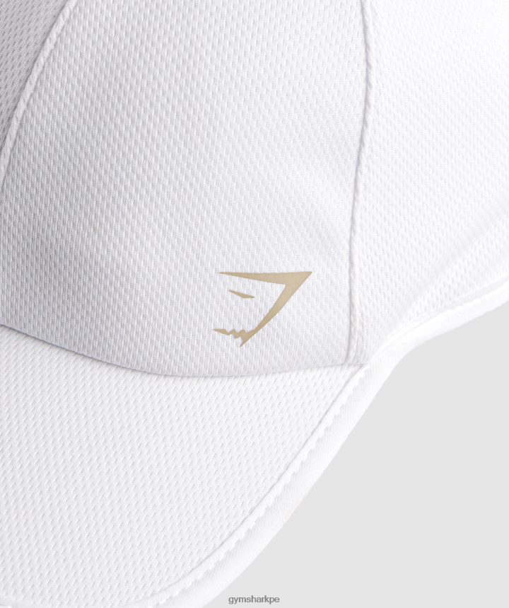 Gymsharkgorro de cola de caballo unisexo blanco PFTJ2N1138 accesorios