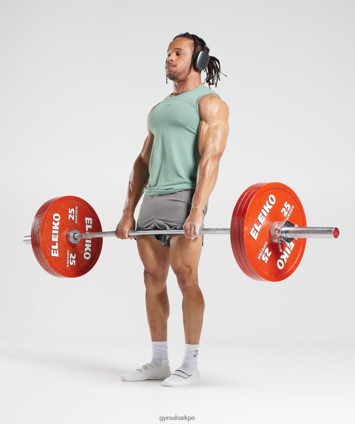 Gymshark315 pantalones cortos tejidos hombres gris marmol PFTJ2N544 ropa