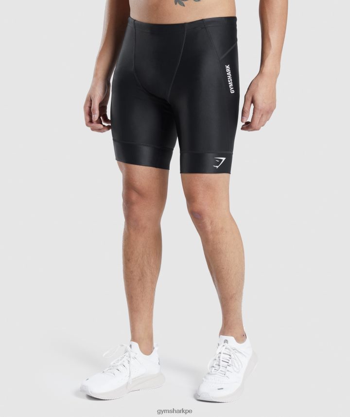 Gymsharkbermudas múltiples apex hombres negro PFTJ2N563 ropa