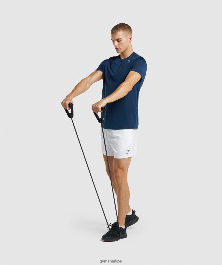 Gymsharkllegada pantalones cortos de 5\" hombres blanco PFTJ2N553 ropa