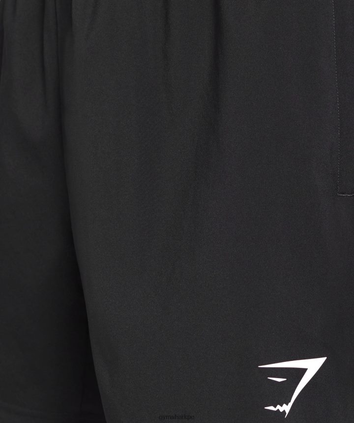 Gymsharkllegada pantalones cortos de 5\" hombres negro PFTJ2N509 ropa