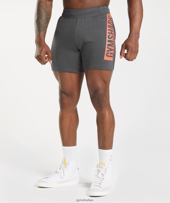 Gymsharkpantalones cortos audaces hombres silueta gris PFTJ2N532 ropa