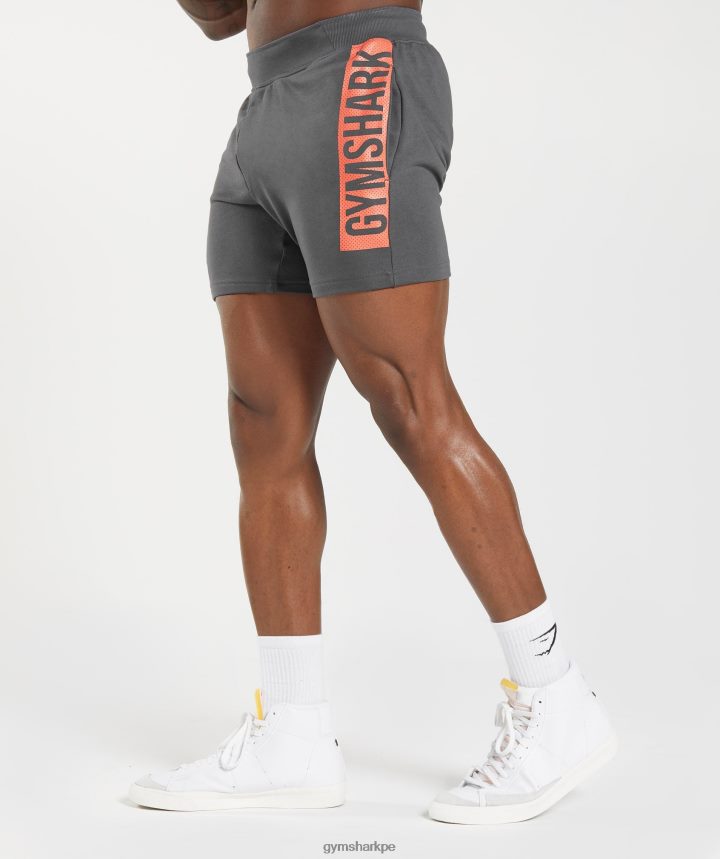 Gymsharkpantalones cortos audaces hombres silueta gris PFTJ2N532 ropa