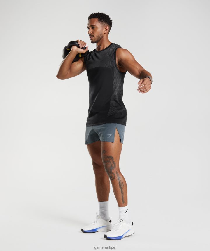 Gymsharkpantalones cortos de 4\" de carrera de ápice hombres noche azul PFTJ2N542 ropa