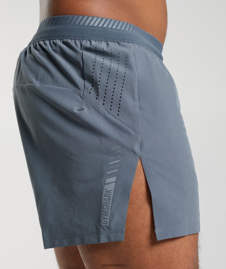Gymsharkpantalones cortos de 4\" de carrera de ápice hombres noche azul PFTJ2N542 ropa