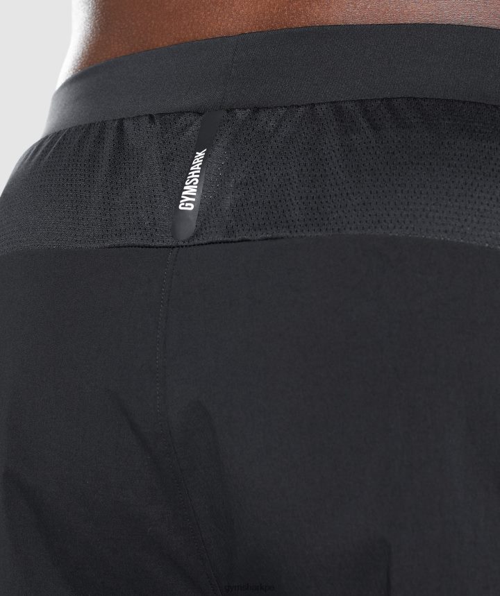 Gymsharkpantalones cortos de 5\" de evolución rápida hombres negro PFTJ2N519 ropa
