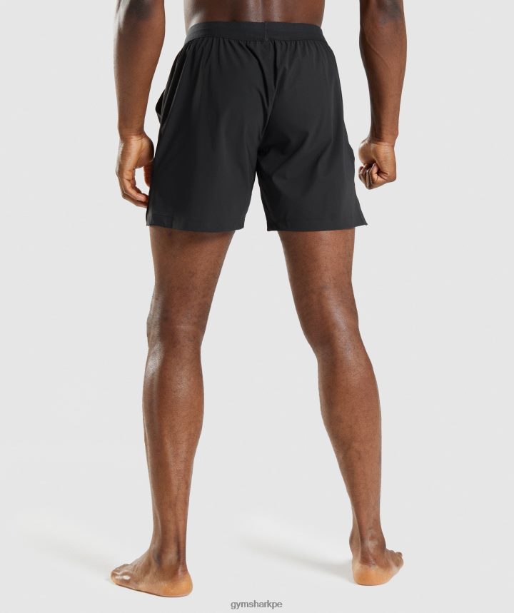 Gymsharkpantalones cortos de estudio hombres negro PFTJ2N554 ropa