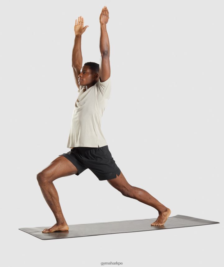 Gymsharkpantalones cortos de estudio hombres negro PFTJ2N554 ropa