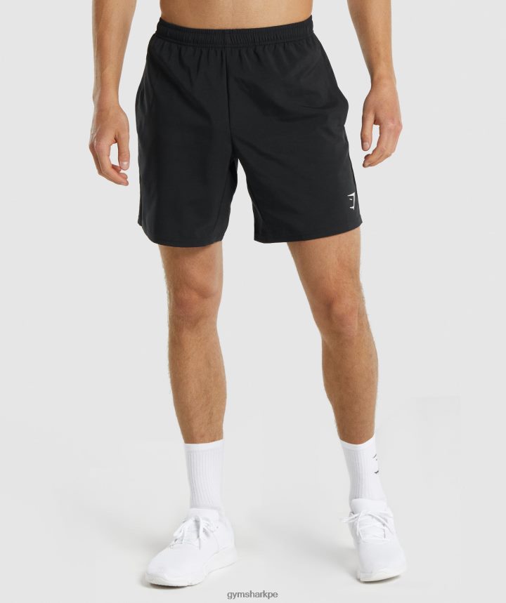 Gymsharkpantalones cortos de llegada hombres negro PFTJ2N510 ropa