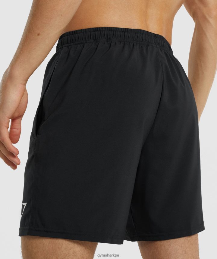Gymsharkpantalones cortos de llegada hombres negro PFTJ2N510 ropa
