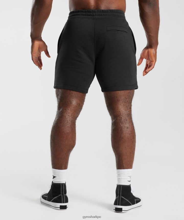 Gymsharkpantalones cortos de microondas hombres negro PFTJ2N536 ropa