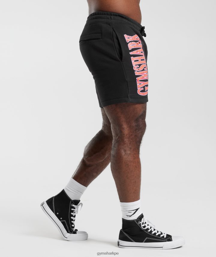 Gymsharkpantalones cortos de microondas hombres negro PFTJ2N536 ropa