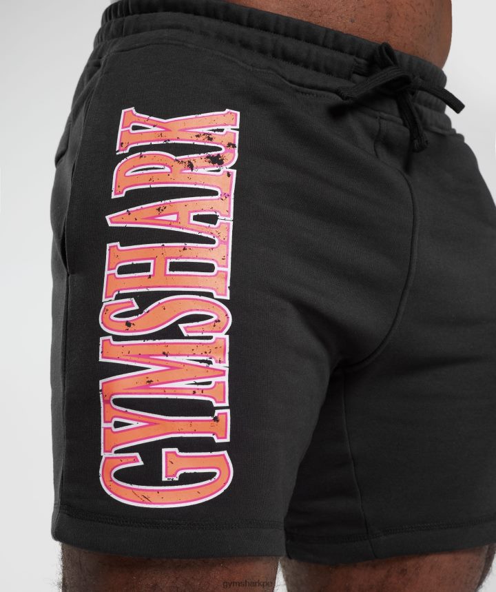 Gymsharkpantalones cortos de microondas hombres negro PFTJ2N536 ropa