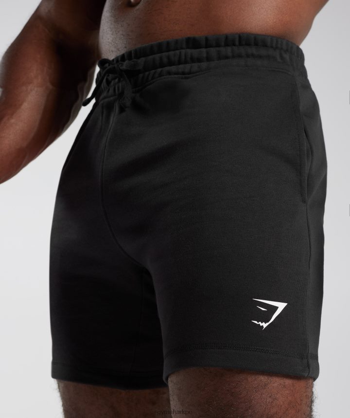 Gymsharkpantalones cortos de microondas hombres negro PFTJ2N536 ropa