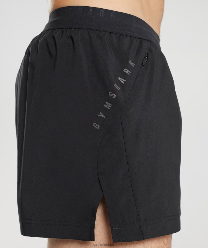 Gymsharkpantalones cortos deportivos de 3\" hombres negro PFTJ2N529 ropa