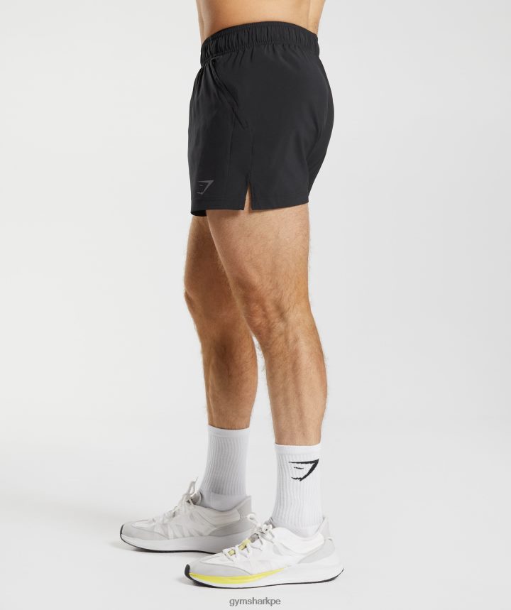 Gymsharkpantalones cortos deportivos de 5\" hombres negro PFTJ2N511 ropa