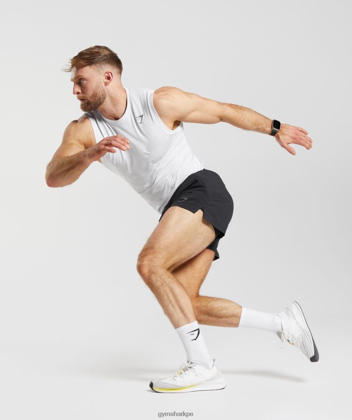 Gymsharkpantalones cortos deportivos de 5\" hombres negro PFTJ2N511 ropa