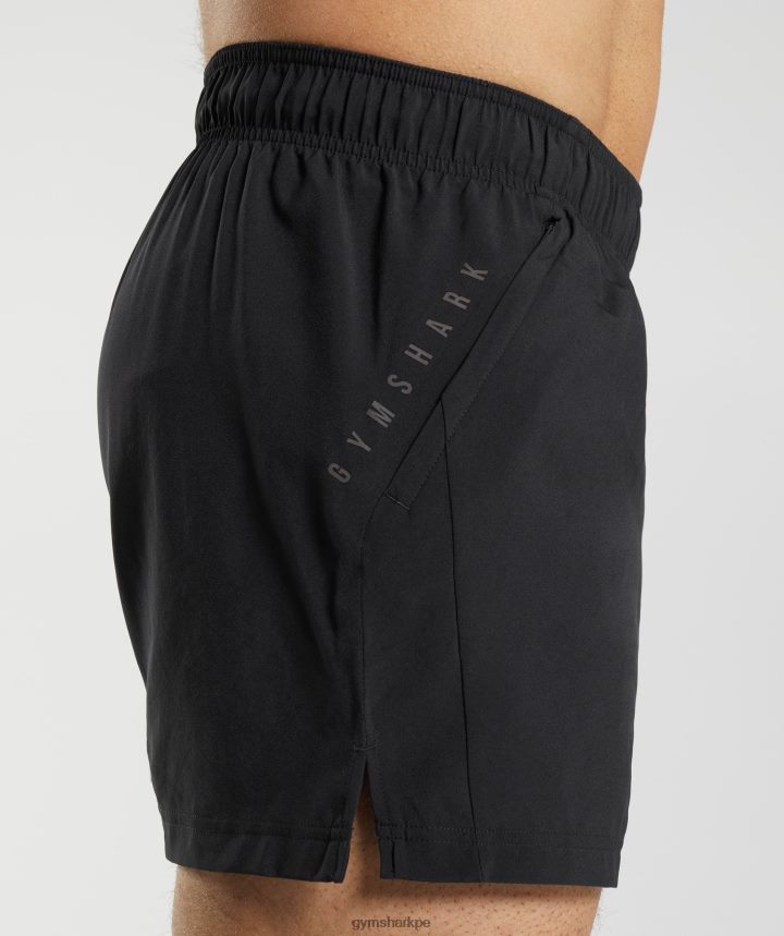 Gymsharkpantalones cortos deportivos de 5\" hombres negro PFTJ2N511 ropa