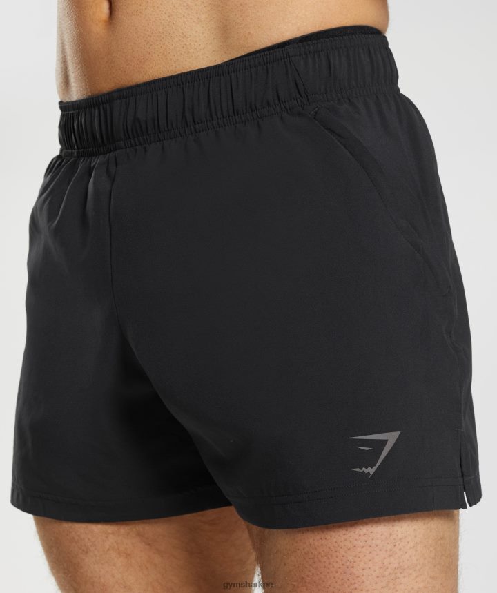 Gymsharkpantalones cortos deportivos de 5\" hombres negro PFTJ2N511 ropa