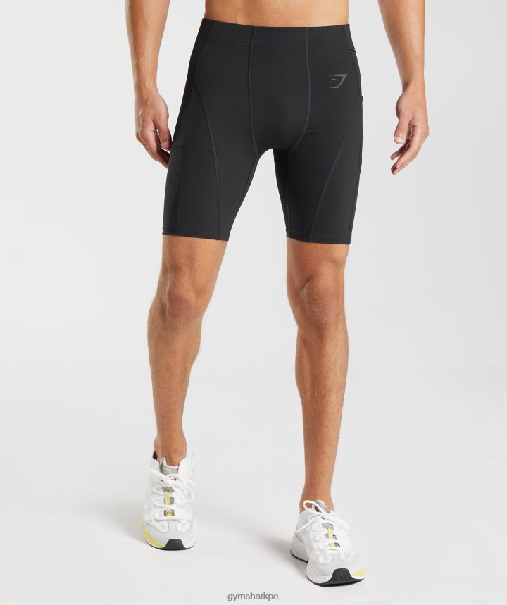 Gymsharkpantalones cortos interiores de control hombres negro PFTJ2N561 ropa