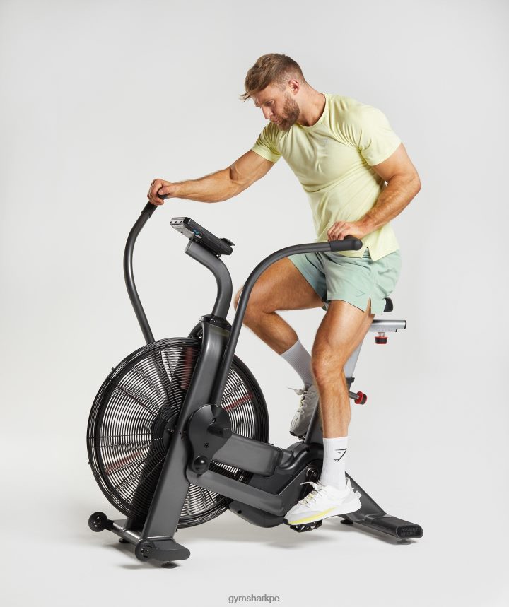 Gymsharkshorts híbridos Apex 5\" hombres verde azulado escarcha PFTJ2N549 ropa