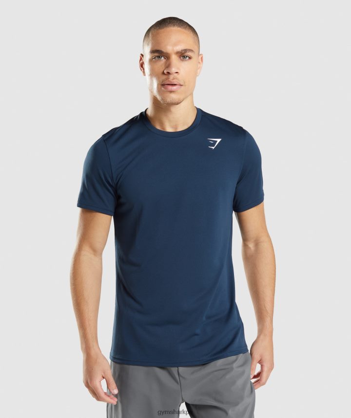 Gymsharkcamiseta de llegada hombres Armada PFTJ2N611 ropa