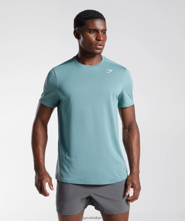 Gymsharkcamiseta de llegada hombres trueno azul PFTJ2N763 ropa