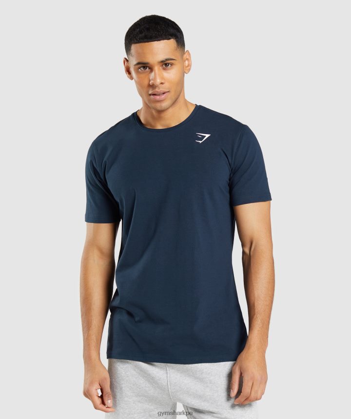 Gymsharkcamiseta esencial hombres Armada PFTJ2N710 ropa