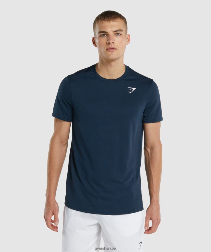 Gymsharkcamiseta regular fit llegada hombres Armada PFTJ2N644 ropa