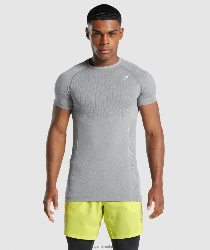 Gymsharkcamiseta sin costuras luz vital hombres marga de carbón PFTJ2N684 ropa