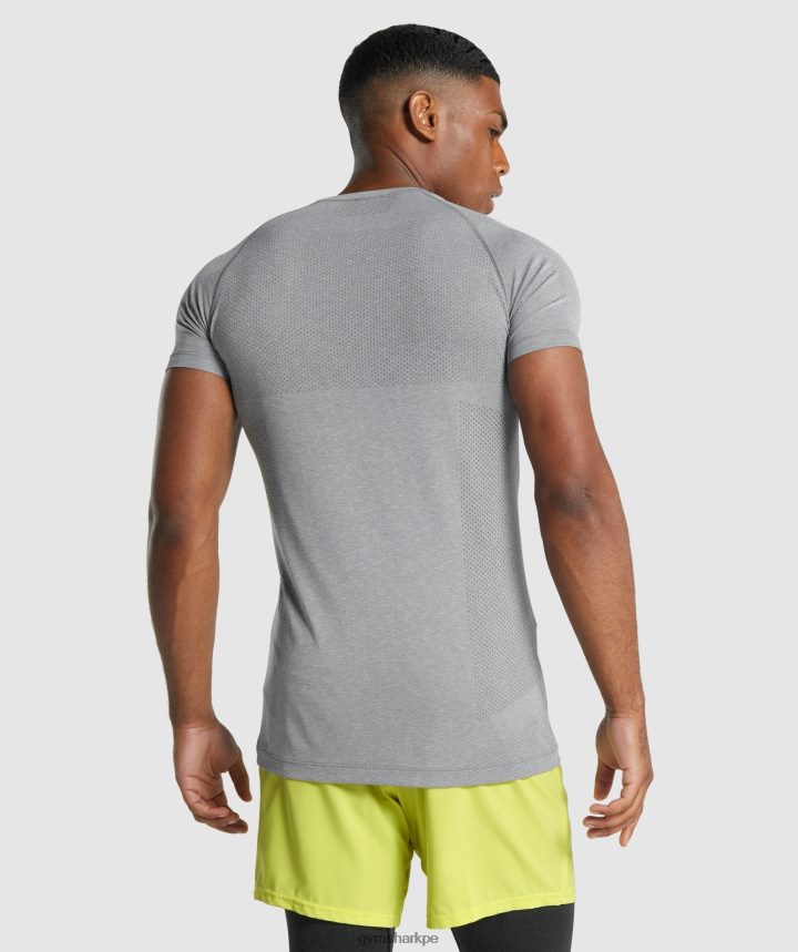 Gymsharkcamiseta sin costuras luz vital hombres marga de carbón PFTJ2N684 ropa