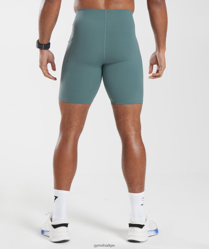 Gymsharkpantalones cortos interiores de control hombres trueno azul PFTJ2N1031 ropa