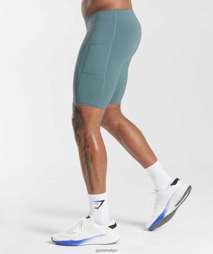 Gymsharkpantalones cortos interiores de control hombres trueno azul PFTJ2N1031 ropa